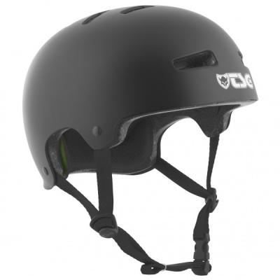 TSG Casque Bowl Evolution Adulte Unisexe, Noir, S/M (54-56cm)