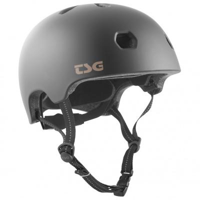 TSG Meta Solid Color Casque Bowl Adulte Unisexe, Black, L-XL