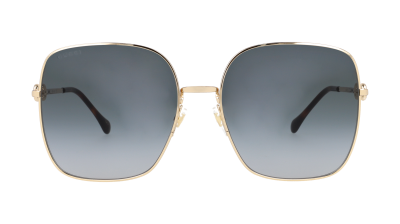 Lunettes de soleil Gucci Gg0879s col. 001 Femme Carr&eacute; Or