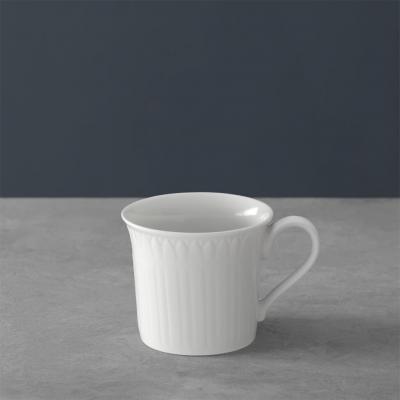 Villeroy & Boch Cellini Tasse, 200 ml, Porcelaine Premium, Blanc