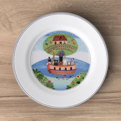 Design Naif Assiette dessert Arche de No&eacute; Multicolore Villeroy & Boch
