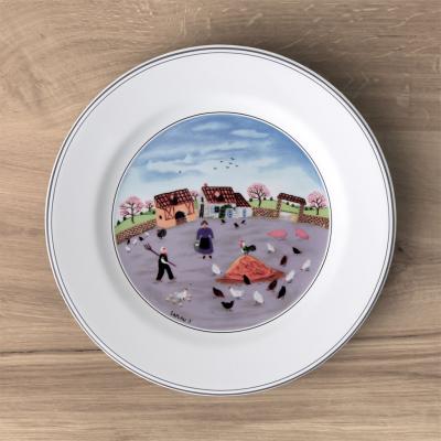 Design Naif Assiette dessert Basse cour Multicolore Villeroy & Boch