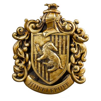 Noble Collection Hufflepuff Resina Harry Potter Shield 20x28 Cm Dor&eacute; 