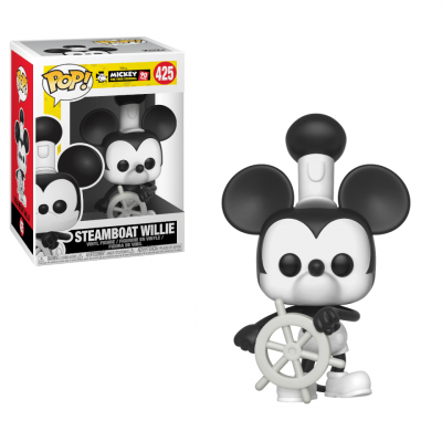 Pop vinyl disney mickey 90&egrave;me anniversaire : steamboat willie