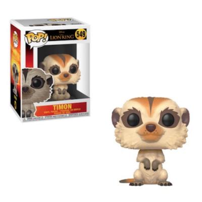 Figurine Funko Pop! N&deg;549 - Le Roi Lion -timon (flocked) 