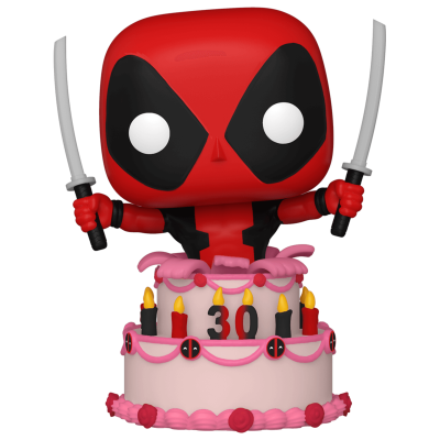 Figurine Funko Pop! Marvel : Deadpool 30th - Deadpool in Cake