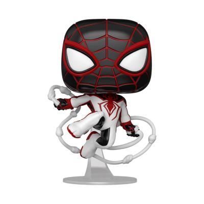Marvel 's Spider-Man - Figurine POP! Miles Morales Track Suit 9 cm