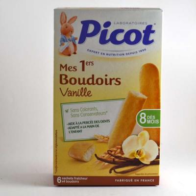Mes 1ers Boudoirs Vanille Des 8 Mois 6 Sachets De 4 Boudoirs Picot