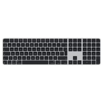 Clavier sans fil Azerty Apple Magic Keyboard avec Touch ID et pav&eacute; num&eacute;rique Noir 