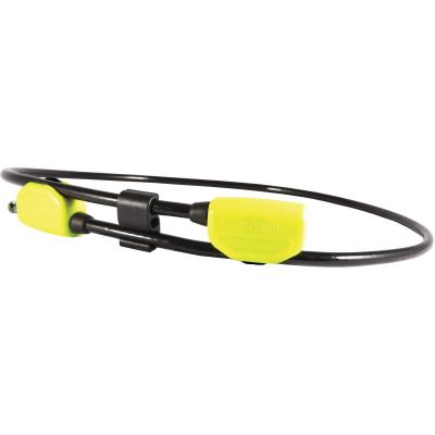 Hiplok verrou de c&acirc;ble Pop 1300 x 10 mm acier noir/chaux