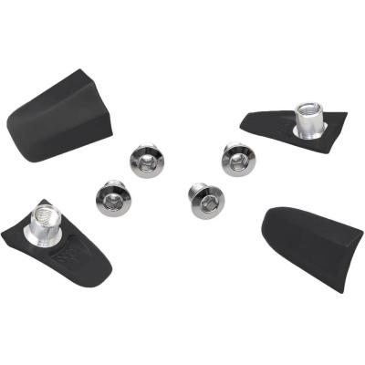 Cache visserie plateau x110 compatible shimano105/5800 noir ta (x4)