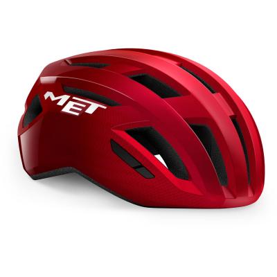 Casque de route MET Vinci (MIPS) - M Red Metallic/Glossy Casques