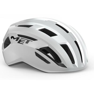 Casque de route MET Vinci (MIPS) - Blanc argent&eacute;} - S}, Blanc argent&eacute;}