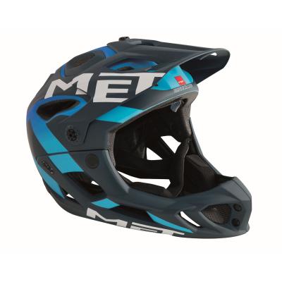 MET Bleu Casque Parachute Rayon M 54-58 Homme, Large (59-62 cm)