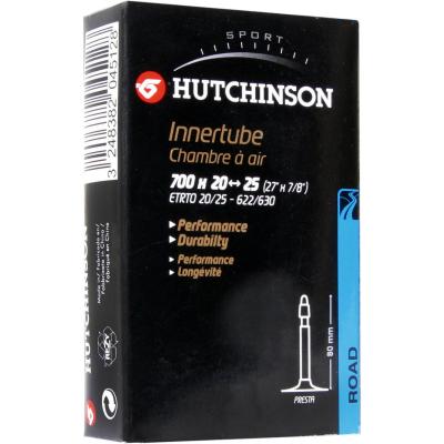Hutchinson Standard H Presta 80 Mm Road Inner Tube Noir 700C / 20-25