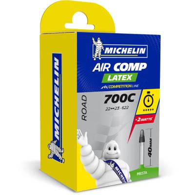 Chambre &agrave; Air v&eacute;lo Michelin Air Comp Latex A1 700 x 22/23C Presta 42