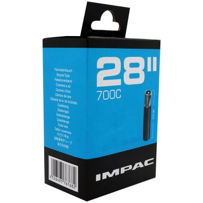 Impac AV28 Chambre &agrave; air Mixte, Noir, 700 x 28/47c-Inch