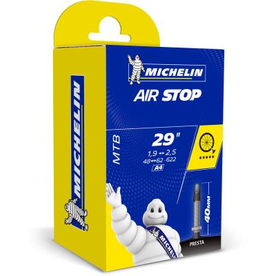 Michelin chambre a air vtt a4 airstop 29x1 9 2 5 valve presta 40 mm