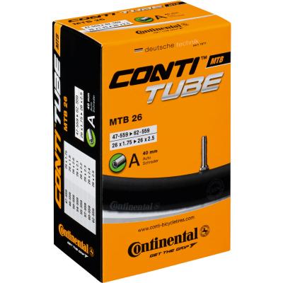 Continental Tour Standard 40 Mm Inner Tube Noir 26&acute;&acute; / 1.125-1.75