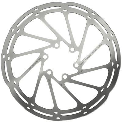 Disque SRAM CentreLine (arrondi) - 180mm Argent&eacute; Disques de frein