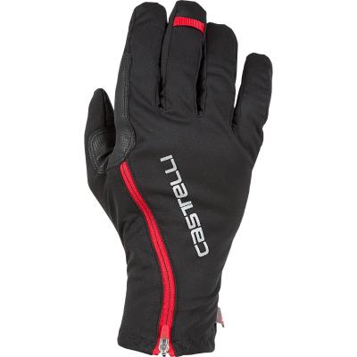 CASTELLI Gants Spettacolo Ros Cyclisme pour Hommes, Noir/Rouge, XXL
