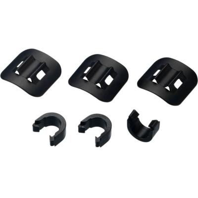 Clip durite adhesif protection pour cables bbb hydroguide noir 3pcs