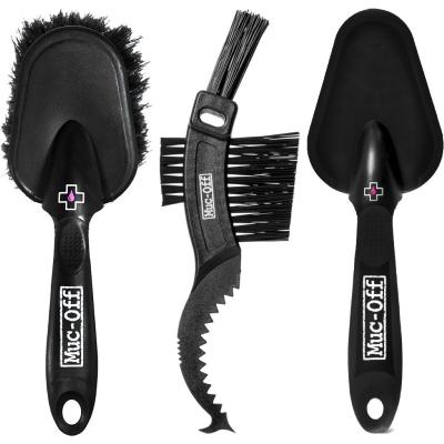 Muc-Off 3x Premium Brush Kit, Brosse de nettoyage