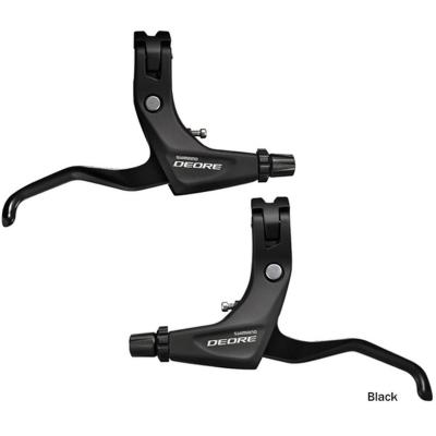 Levier frein velo vtt v-brake 3 doigts shimano deore t610 noir (pr)