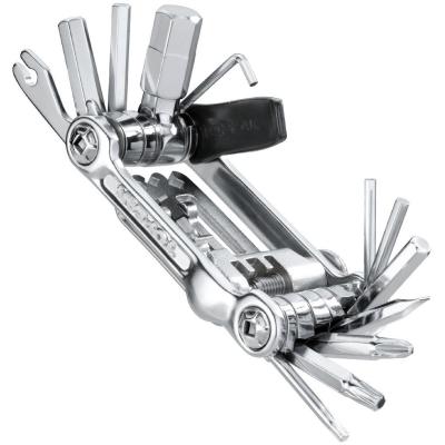 Topeak outils multifonctions mini 20 pro - 20 outils pliants - argent