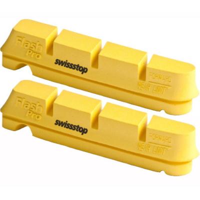 Swiss stop flash pro patins de frein compatible shimano sram jaune