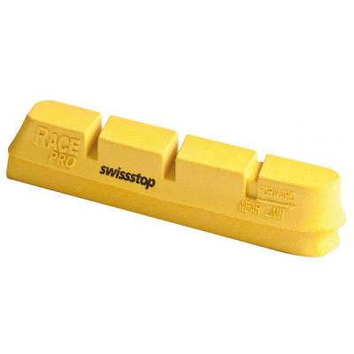 Patins de frein Swissstop Race Pro (haute puissance, jaunes, 2011)