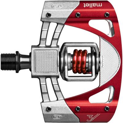 P&eacute;dales crankbrothers Mallet 3 - Argent - Rouge}, Argent - Rouge}