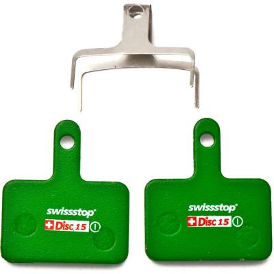 Swisstop paire de plaquettes organiques disc15 shimano trp tektro