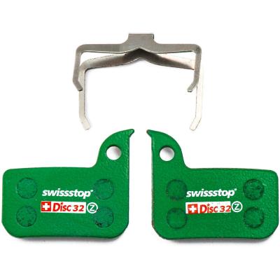 Plaquettes de freins &agrave; disque Swissstop (biologiques) - D28 Vert