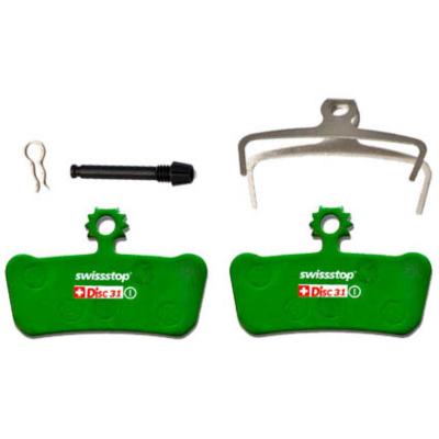 Paire de plaquettes organiques swissstop disc 31 c pour sram avid