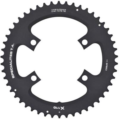 Plateau Route Diam 110 Exter 52dts Noir X110 (Comp.Shim.9000/6800/5800 4 Branches) Ta 11v.