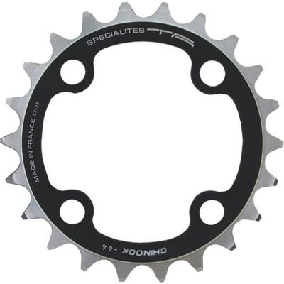 Plateau vtt triple diam 64 inter 30dts noir 4 branches chinook ta 9v