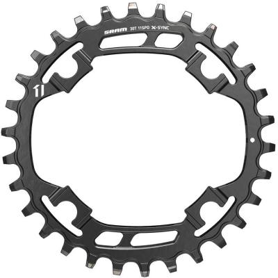 Sram X-sync Steel 94 Bcd 3.5 Mm Offset Chainring Noir 30t