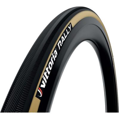 Vittoria Boyau Rallye boyaux route Mixte Adulte, Noir/Beige, 28"" 23mm