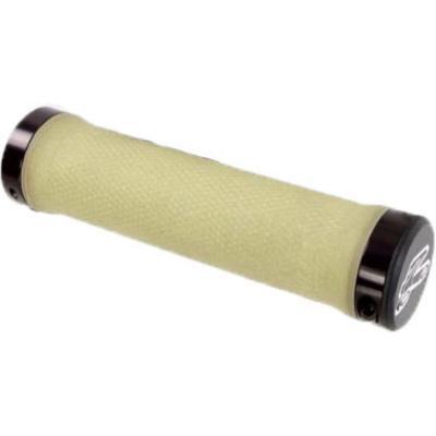 Poign&eacute;es Renthal Lock On (r&eacute;sine Kevlar&reg;) - 130mm Kevlar Yellow