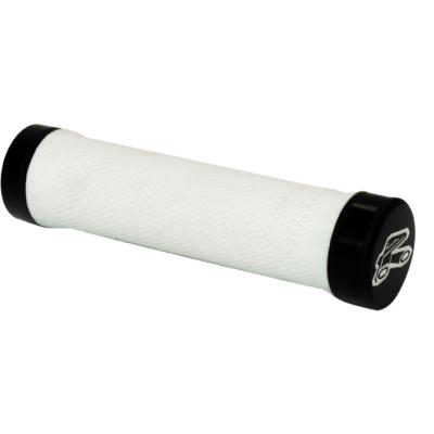 Poign&eacute;es Renthal Lock On - Super Soft Compound Off White Poign&eacute;es