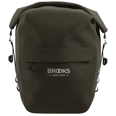Sacoche de porte bagages brooks scape large 18 22l marron kaki mud