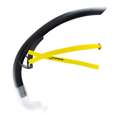 Finis stability snorkel black tuba frontal natation