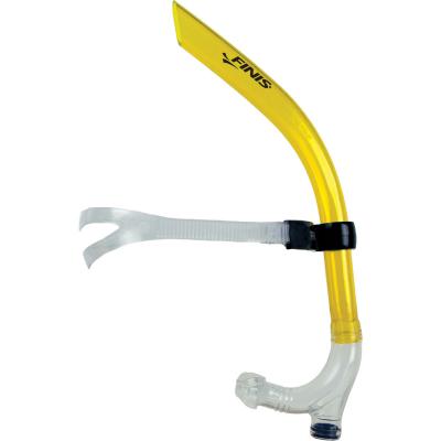Tube de direction jaune pour tuba de nageur FINIS