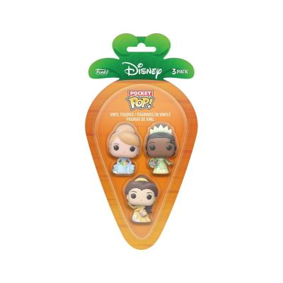 Funko Disney pack 3 figurines Pocket POP! Vinyl Disney Princess C/B/T 4 cm - Figurine - FK76443 