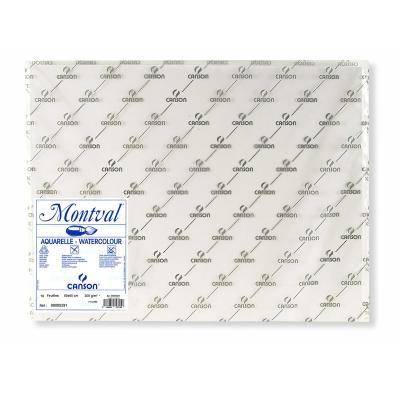 Canson canson papier &agrave; dessin ""montval"", 300 g/m2, 500 x 650 mm noir