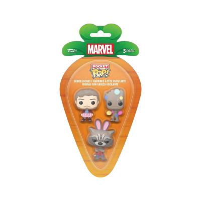 Figurine Funko Pop - Marvel Comics - Star-Lord / Groot / Rocket (P&acirc;ques) - Pack Pocket (77167)