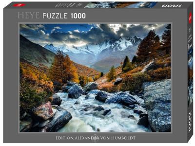 Heye Puzzles Mountain Stream (Lot de 1000&nbsp;b&acirc;tonnets, Multicolore)