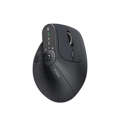Souris ergonomique verticale JOMAA - Confort, pr&eacute;cision et double connexion - Noir