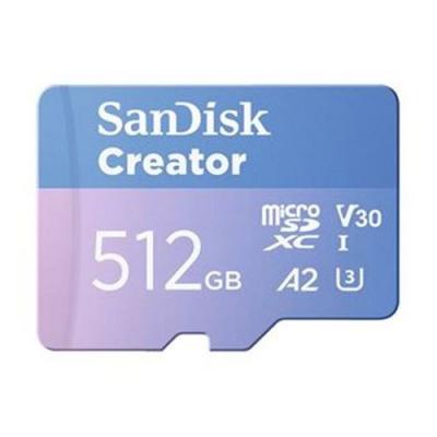 SanDisk Creator 512 Go MicroSDXC UHS-I Classe 10 - Neuf